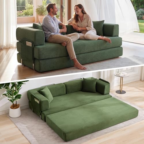 5-in-1 Convertible Sleeper Sofa Bed by Unknown