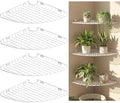 4 Pcs Corner Shelf Organizer, Wall Mount Hanging Corner Shelves by Otoolling