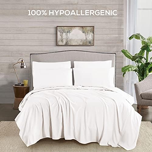 Mueller Luxury 6 PC Full Size Bed Sheets, Super Soft, Deep Pocket up to 16" - Image 5