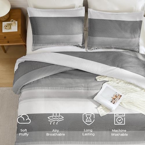 Litanika Dark Grey Oversized King Comforter Set - Image 5