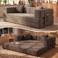 79" Convertible Futon Sofa Bed, Boneless Couch by Pionex