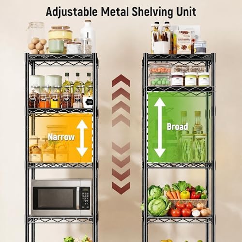 GRANNY SAYS 6-Tier Narrow Storage Shelves - Image 3