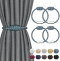 NICEEC 4 Pack Mini Magnetic Curtain Tiebacks Modern Simple Style Drape Tie by NICEEC