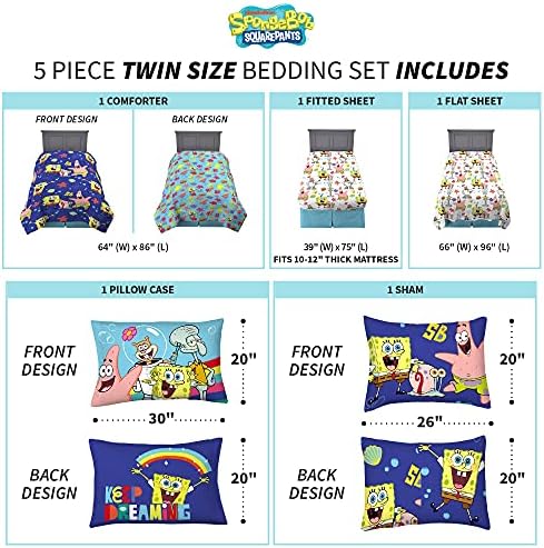 Franco Kids Bedding Super Soft Comforter and Sheet Set - Image 4