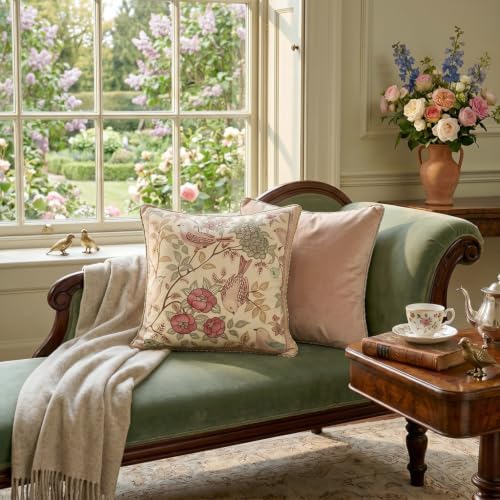 patdrea Designer Vintage Velvet Square Throw Pillow Cover - Image 7