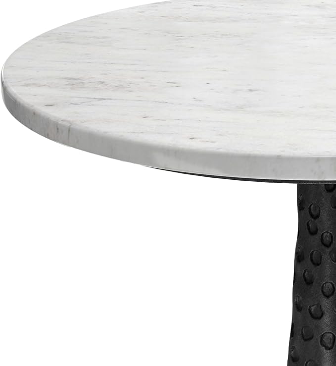 SIMPLIHOME Myles Contemporary Modern 16 inch Wide Metal Side Table in Black for the Living Room and Bedroom