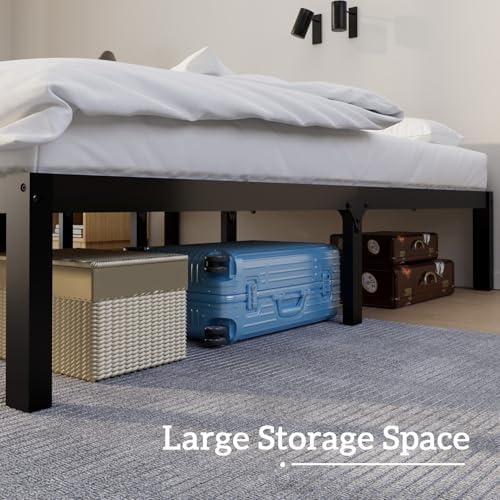Bamboo Bed Frame Classic 12-Inch Solid Platform Bed - Image 5
