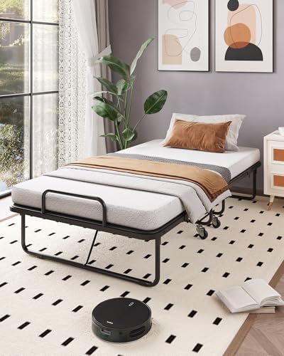 Ferlizer Folding Bed with Mattress 31" – Space-Saving Guest Cot - Image 2