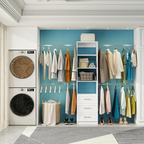 Closet System, 5FT-8FT Closet Organizer System - Image 6