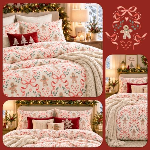 Christmas Comforter Set Queen Size, Christmas Bedding Set in a Bag - Image 4