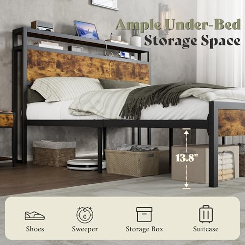 AMERLIFE Full Size Metal Bed Frame - Image 4