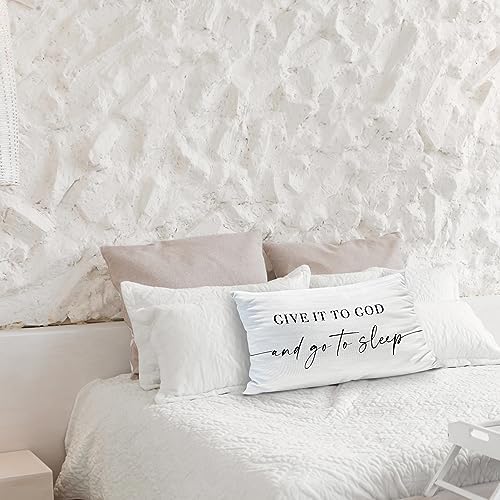 Knibeo Give It to God and Go to Sleep, Decorative Pillows Covers - Image 6