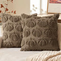 MIULEE Fall Pillow Covers Pumpkin Fall Decor 18x18 Coco Brown by MIULEE