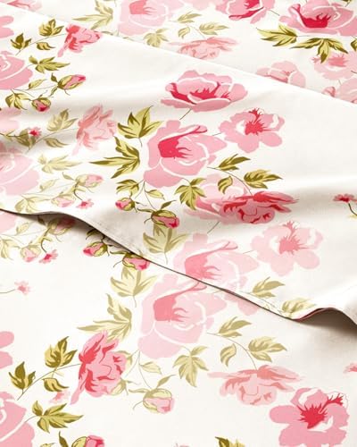 Full 4 Piece Boho Botanical Floral Sheet Set by CGKUnlimited