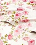 Full 4 Piece Boho Botanical Floral Sheet Set by CGKUnlimited