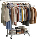 Heavy Duty Clothes Rack Load 500 LBS by VIPLEEOMALL