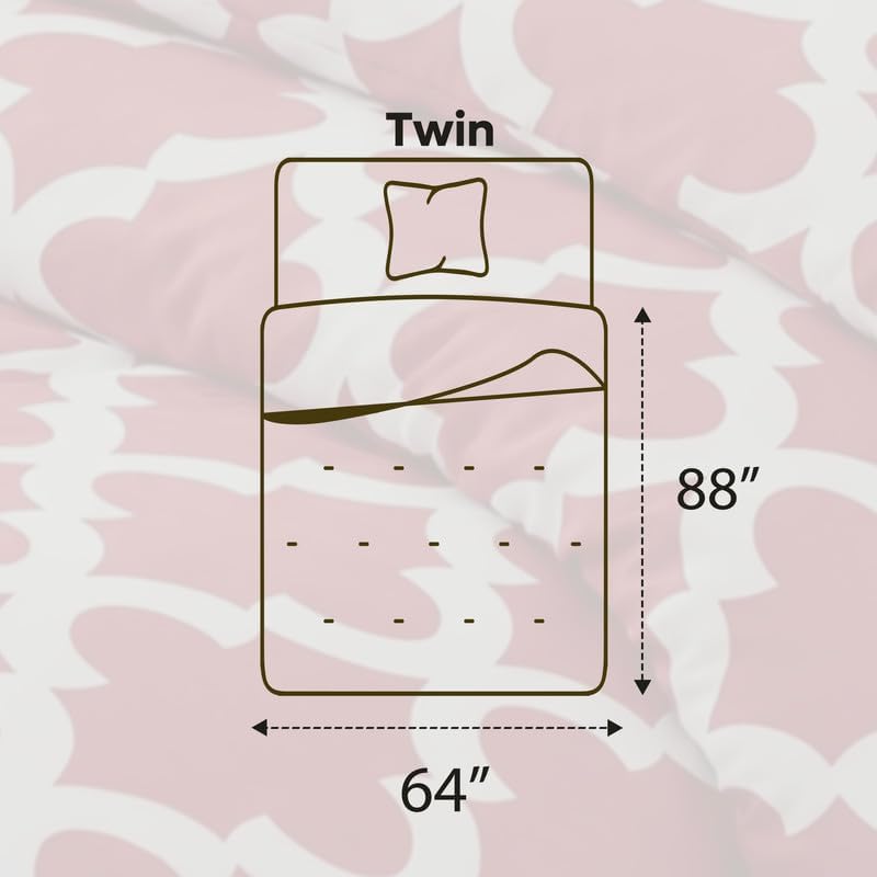 Utopia Bedding 2 Pc Twin Comforter Set, Printed Comforter - Image 2