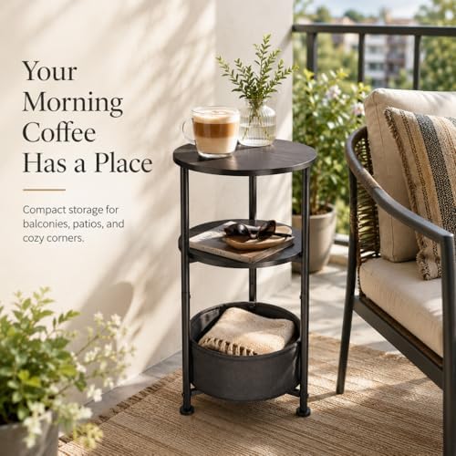3-Tier Small Round Side Table - Image 6