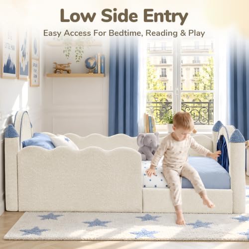 Twin Size Castle Style Kid Floor Bed Frame - Image 5