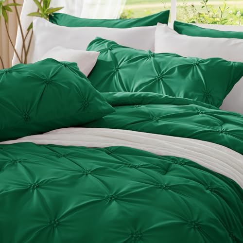 BEDELITE Queen Comforter Set Forest Green, Fluffy & Soft Comforter - Image 6
