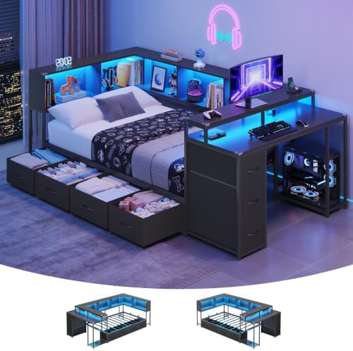 Hasuit Twin Corner Bed Frame by Hasuit