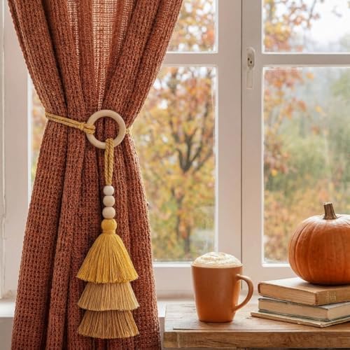 Novabright 4 Pcs Boho Curtain Tiebacks - Image 3