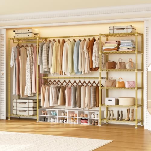 ONBRILL E3 Expandable Freestanding Closet Organizer System, Portable Closet - Image 3
