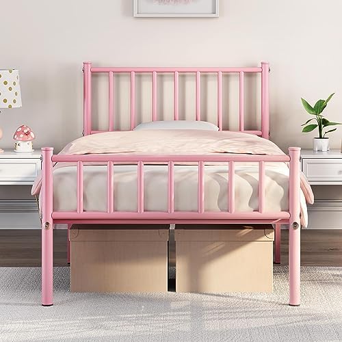 Yaheetech Twin Size Metal Platform Bed Frame by Yaheetech