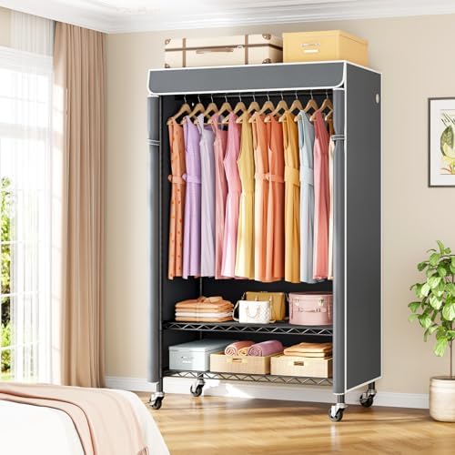 ULIFHOME P6C Rolling Clothes Rack - Image 2