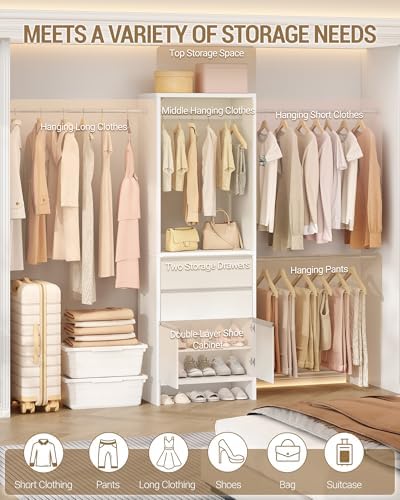 Hzuaneri Closet System Closet Organizers and Storage - Image 7