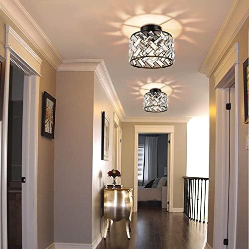 FRIDEKO HOME Crystal Light Fixture Ceiling Mount - Image 3