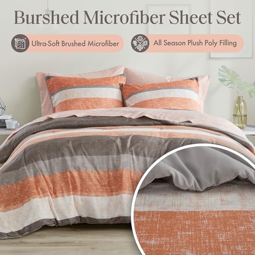 Madison Park Essentials Jaxon Full Comforter Set, Bed in A Bag Comforter & - Image 3