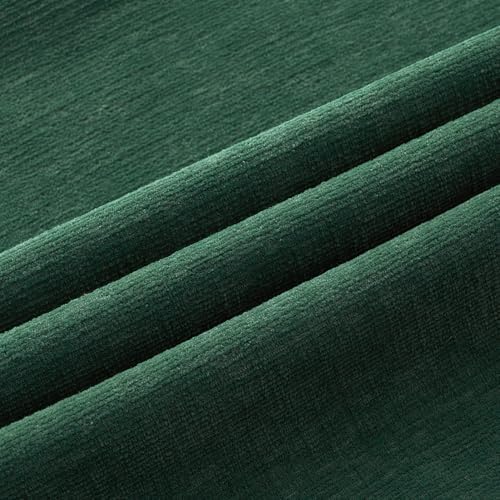 MIULEE Christmas Dark Green Chenille Couch Euro Throw Pillow Covers - Image 4