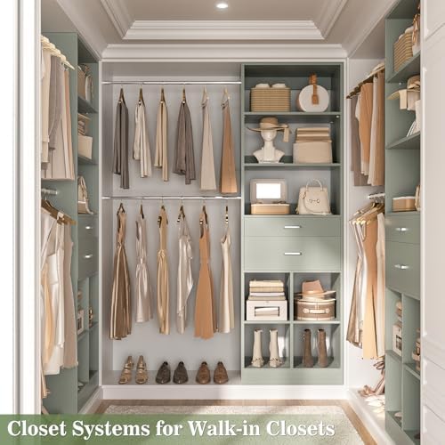 Besiost Closet System, 4-8 FT Closet Organizer Tower - Image 7