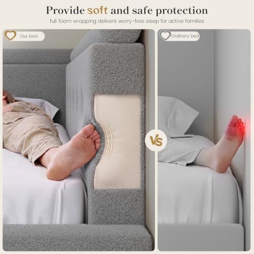 EnHomee Queen Upholstered Daybed - Image 4