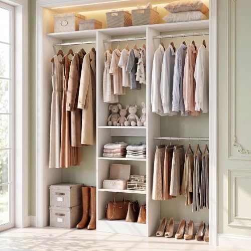 Besiost 4FT Small Closet Organizer System by Besiost