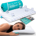 BLISSBURY Cooling Stomach Sleeper Pillow, Thin Memory Foam, 2.6 Inch by Blissbury