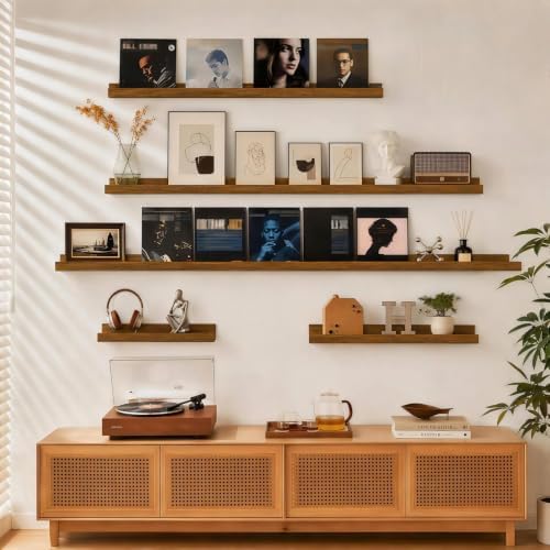 24inch Long Floating Shelves for Wall Decor, 3-Set Shelves - Image 7