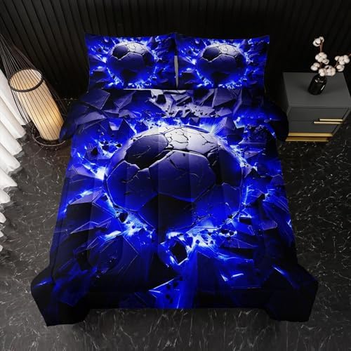Soccer Bedding Comforter Set Twin Size - Image 3