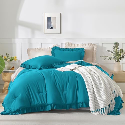 Andency Turquoise California King Comforter Set - Image 2
