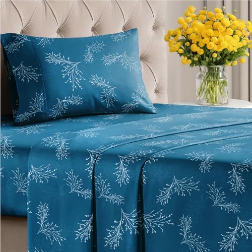 Twin XL 3 Piece Floral Sheet Set - Image 2