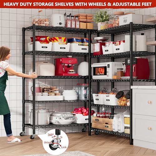 REIBII 5 Tier Storage Shelves - Image 4