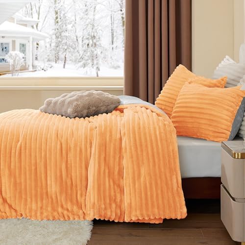 BEDELITE Fleece Twin/Twin XL Comforter Set, Fluffy Bed Set - Image 5