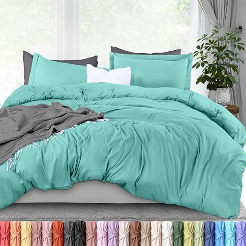 Duvet Cover Queen, 3 Piece Set, Extra Soft by UTOPIABEDDING