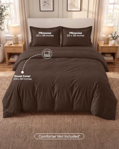 Duvet Cover King, 3 Piece Set, Extra Soft - Image 3