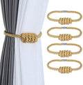 Magnetic Curtain Tiebacks-Handmade Woven Tie-Backs by fenghuangwu