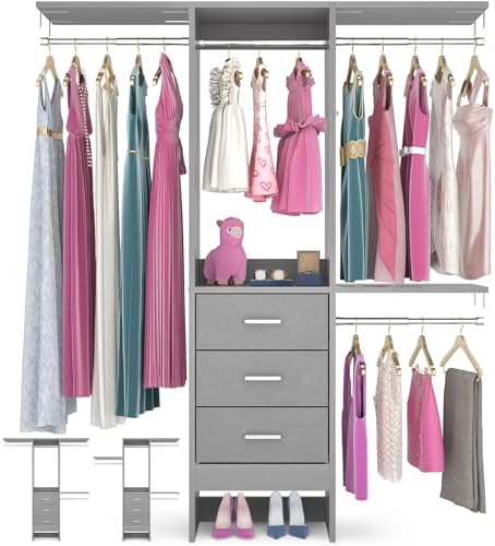 Besiost 4FT Small Closet System by Besiost