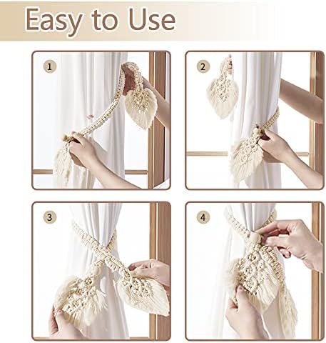 2 Pack Boho Curtain Tiebacks - Image 6