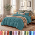 Duvet Cover Queen, 3 Piece Set, Extra Soft by UTOPIABEDDING