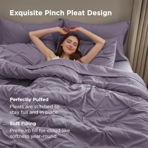 Bedsure 7pc Full Size Comforter Sets & Sheets - Image 3
